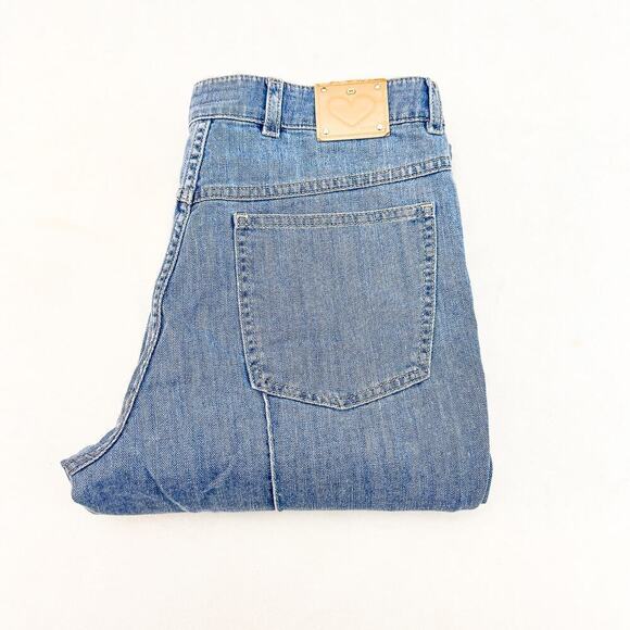 Escada Medium Wash Wide Leg Denim Jeans Vintage Wash Size 40 - Picture 1 of 9